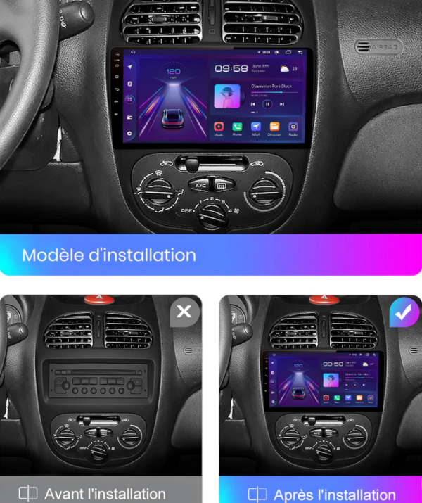 Android Carplay Peugeot 206 – Image 2