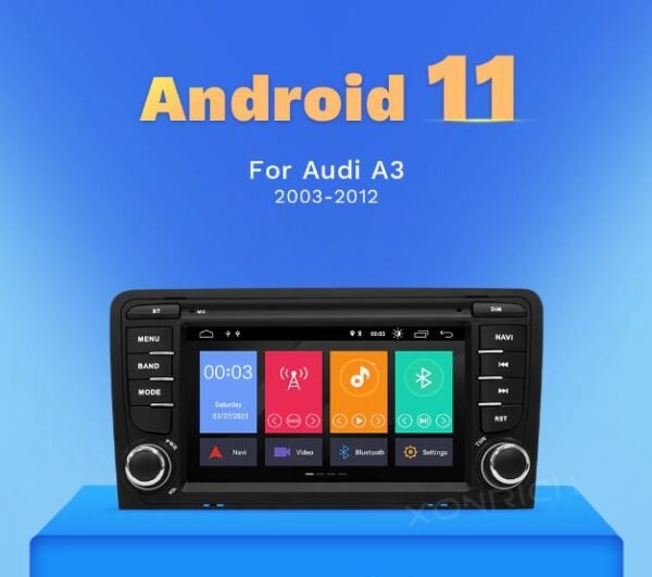 Android Carplay Audi A A3 2, 8P (2003 – 2013)