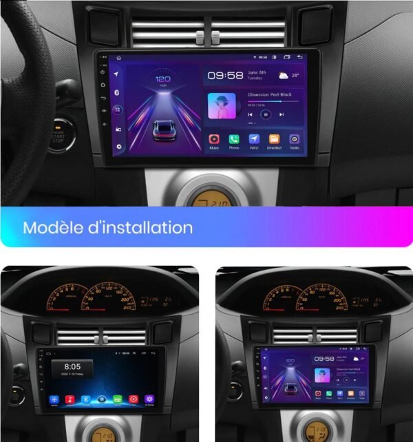 Android Carplay Toyota Yaris (2005 - 2012) – Image 3