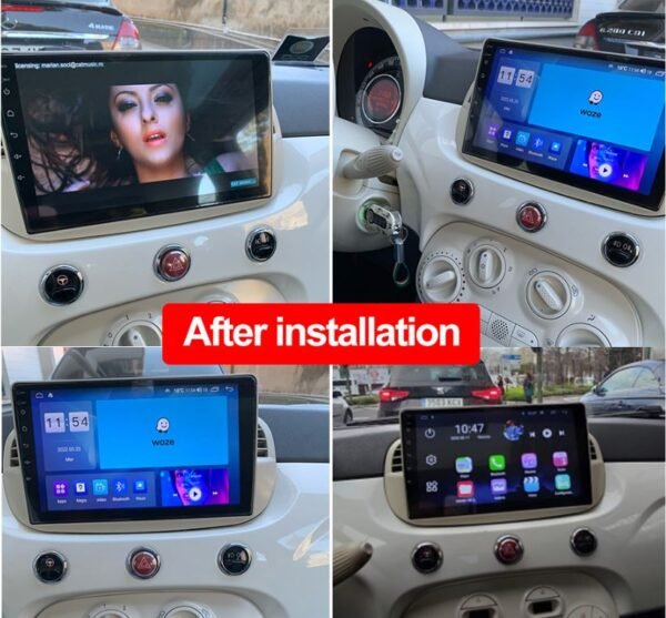 Android Carplay Fiat 500 (2007–2015) – Image 2