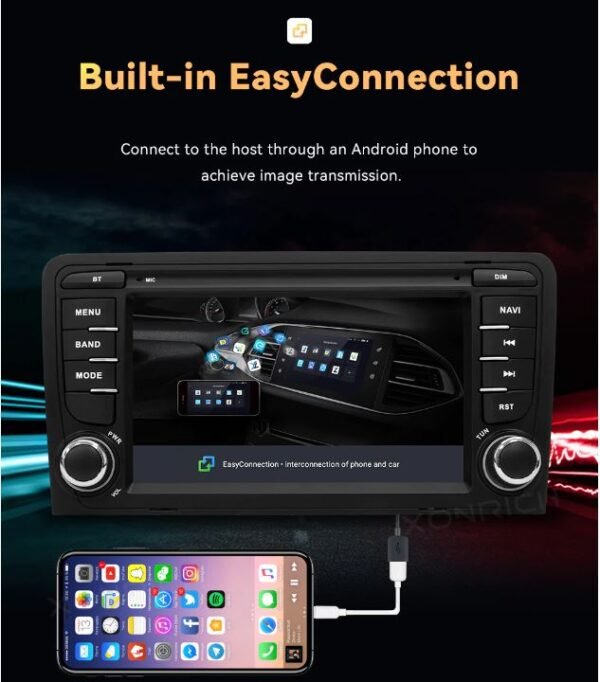 Android Carplay Audi A A3 2, 8P (2003 – 2013) – Image 3