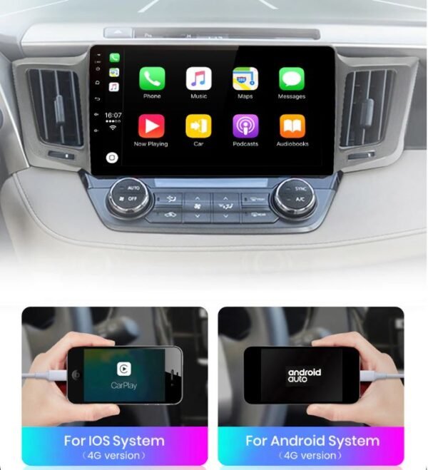 Android Carplay Toyota RAV4 2012 2013 2014-2018 – Image 4