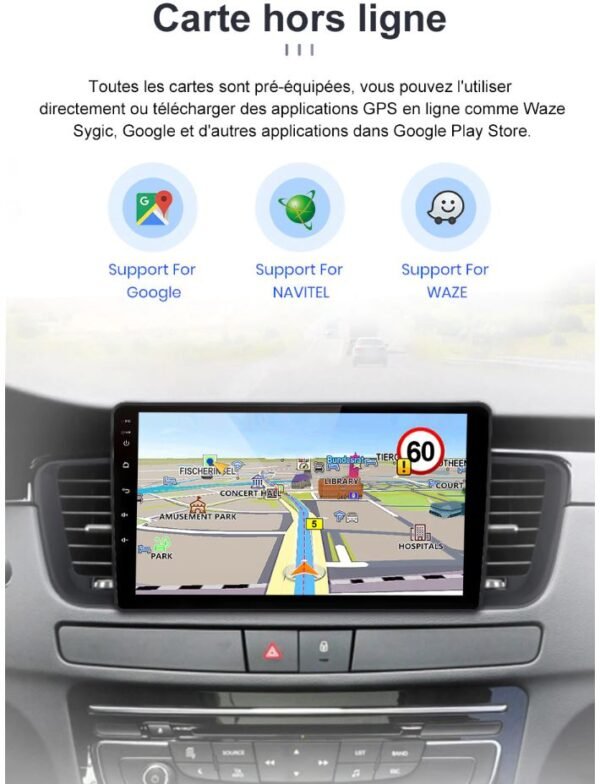 Android Carplay pour Peugeot 508 508SW – Image 6