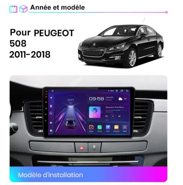 Android Carplay pour Peugeot 508 508SW