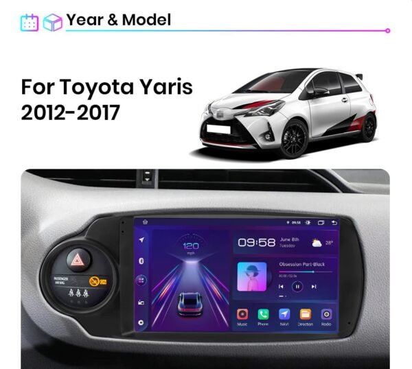 Android Carplay Toyota Yaris (2012-2017)