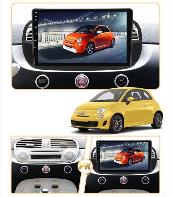 Android Carplay Fiat 500 (2007–2015)