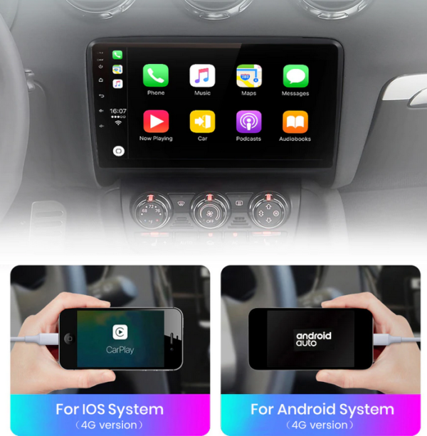 Android Carplay Audi TT MK2 8J (2006 – 2014) – Image 3