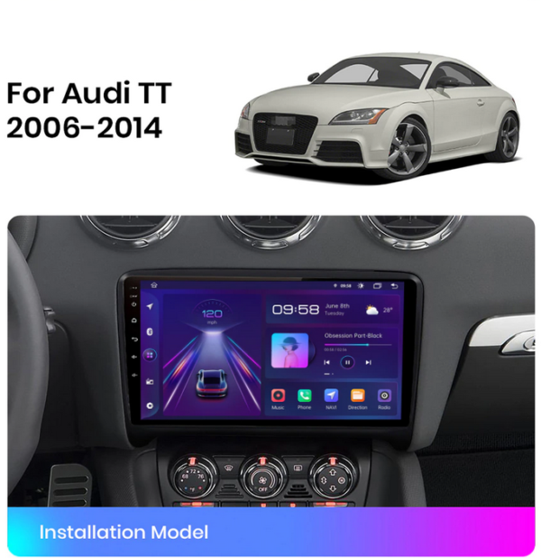 Android Carplay Audi TT MK2 8J (2006 – 2014)