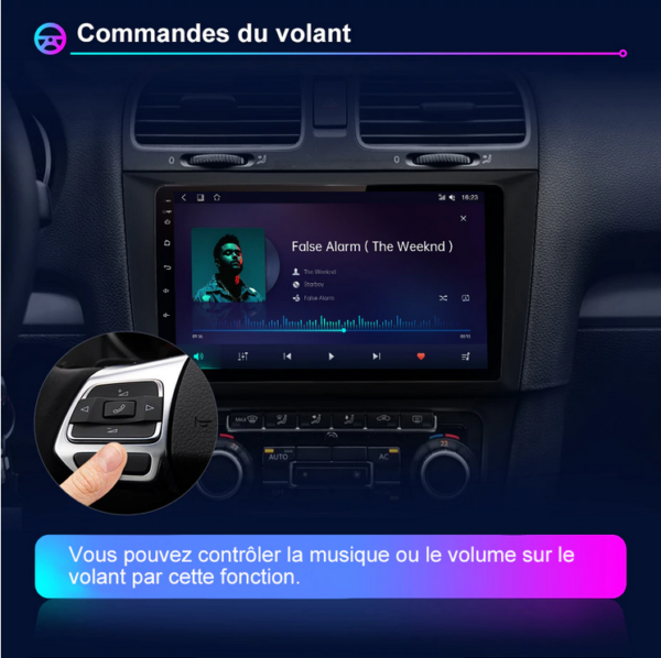 Androïd Carplay pour Volkswagen Golf 6 (2008 – 2016) – Image 4