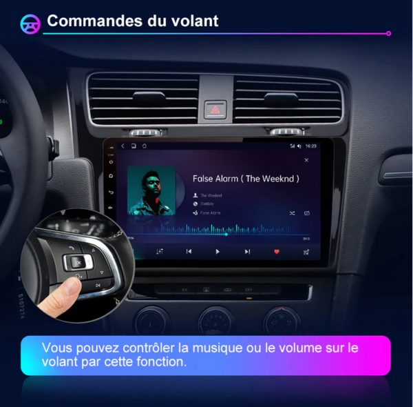 Android Carplay Volkswagen Golf 7 (2013-2017) – Image 3