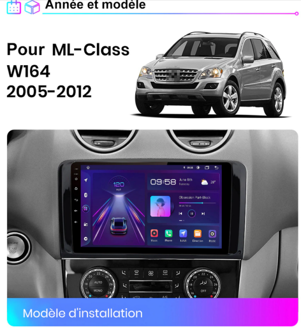 Android Carplay Mercedes Benz M-Class W164 GL-Class X164 ML GL – Image 2