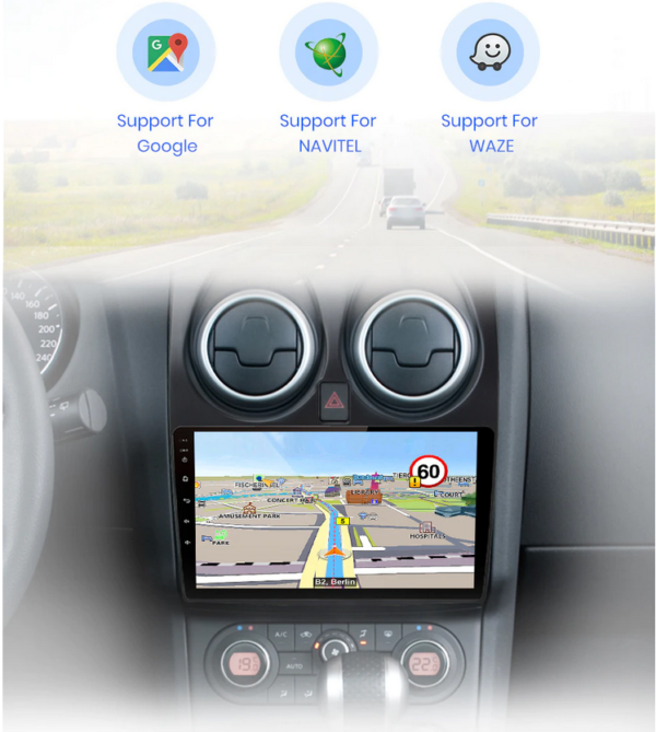 Android Carplay Nissan Qashqai J10 (2006-2013) – Image 5