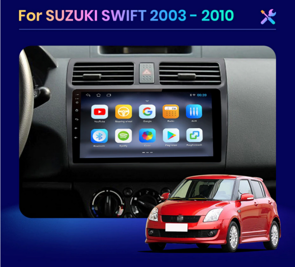 Android Carplay SUZUKI SWIFT (2003-2010)