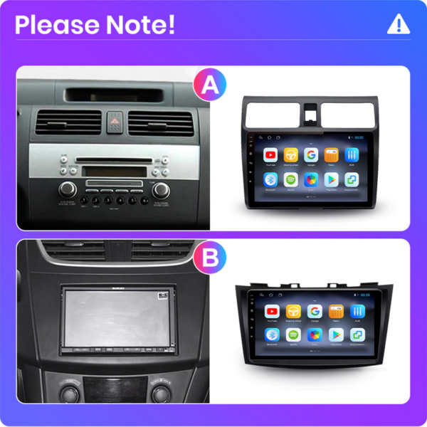 Android Carplay SUZUKI SWIFT (2003-2010) – Image 3