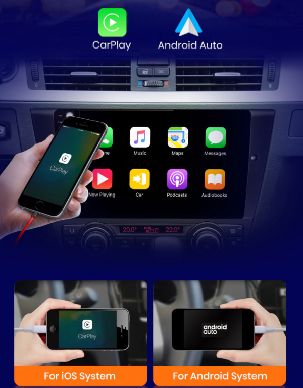 Android Carplay BMW série 3 & 5 E90 E91 E92 E93 – Image 3