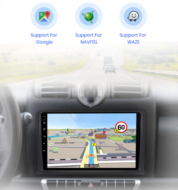 Android Carplay smart Fortwo 2  (2005–2015) – Image 2