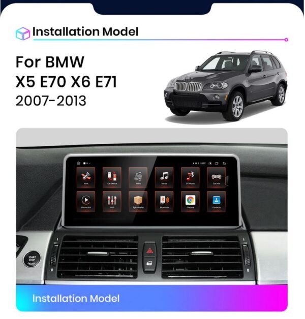 Android Carplay BMW X5 E70 & X6 E71 (2007–2014)