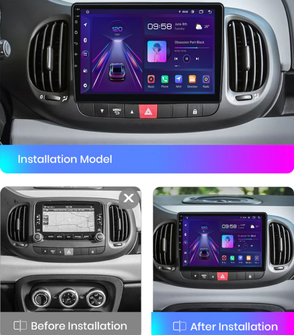 Android Fiat 500L (2012 - 2017) – Image 3