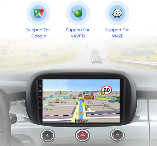 Android Carplay Fiat 500X (2014-2020) – Image 2