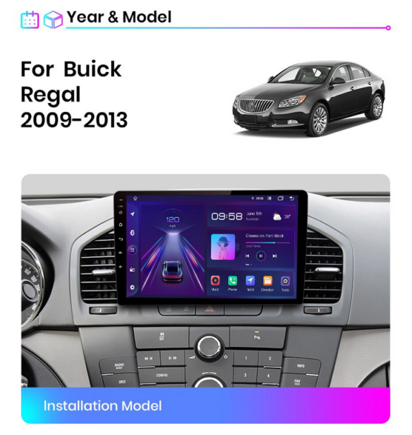 Android Opel Buick Regal, Opel Insignia (2009 – 2013)