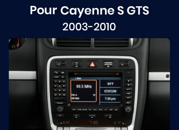 Autoradio Cayenne GTS (2003-2010)