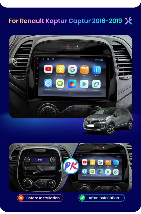 Android Renault Captur 2016-2019