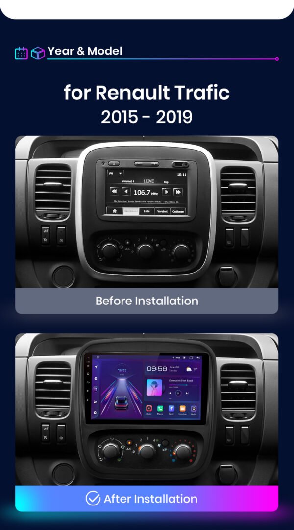 Android Renault Trafic 3 2014-2021