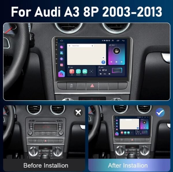 Android Carplay Audi A3 8P (2003 – 2013)